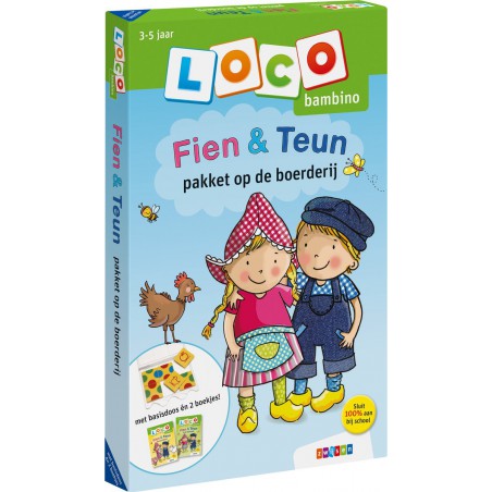 Loco Bambino - Pakket Fien en Teun op de boerderij Loco Bambino - Pakket Fien en Teun op de boerderij