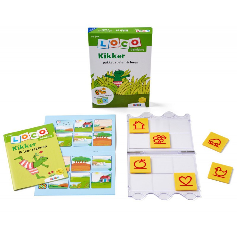 Loco Bambino - Pakket Kikker spelen en leren, Zwijsen spelenderwijs leren