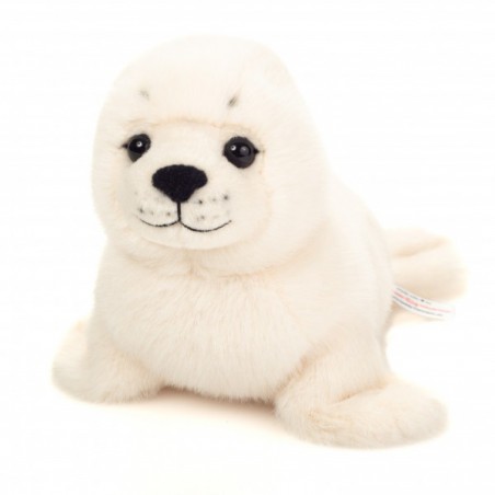 Hermann Teddy - Zeehond, wit 25 cm