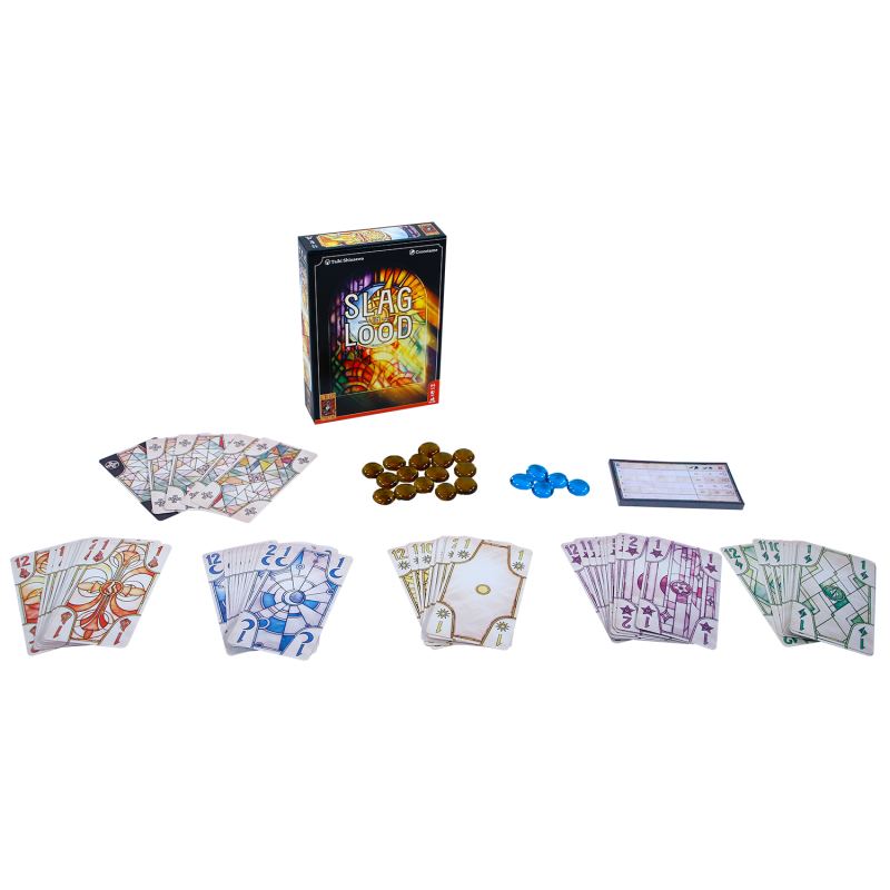Slag in lood, kaartspel 999 Games