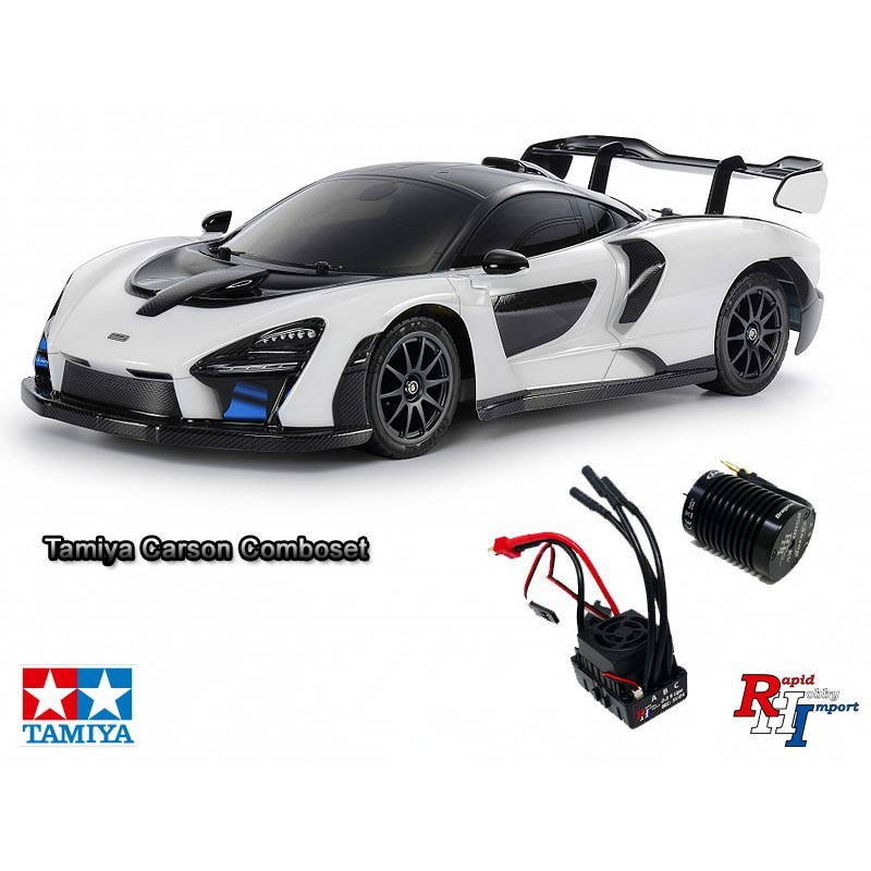Mclaren Senna (TT-02) met Brushless motor en regelaar, Tamiya, Modelbouw RC