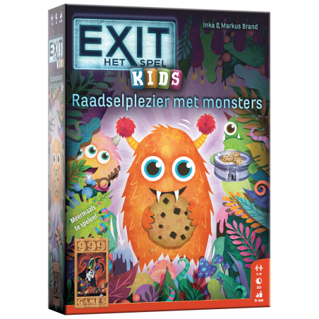 EXIT - Kids Raadselplezier met monsters, 999 Games EXIT - Kids Raadselplezier met monsters, 999 Games