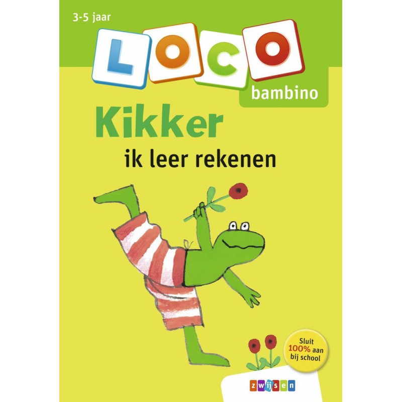 Loco Bambino - Kikker ik leer rekenen, Zwijsen spelenderwijs leren boekje