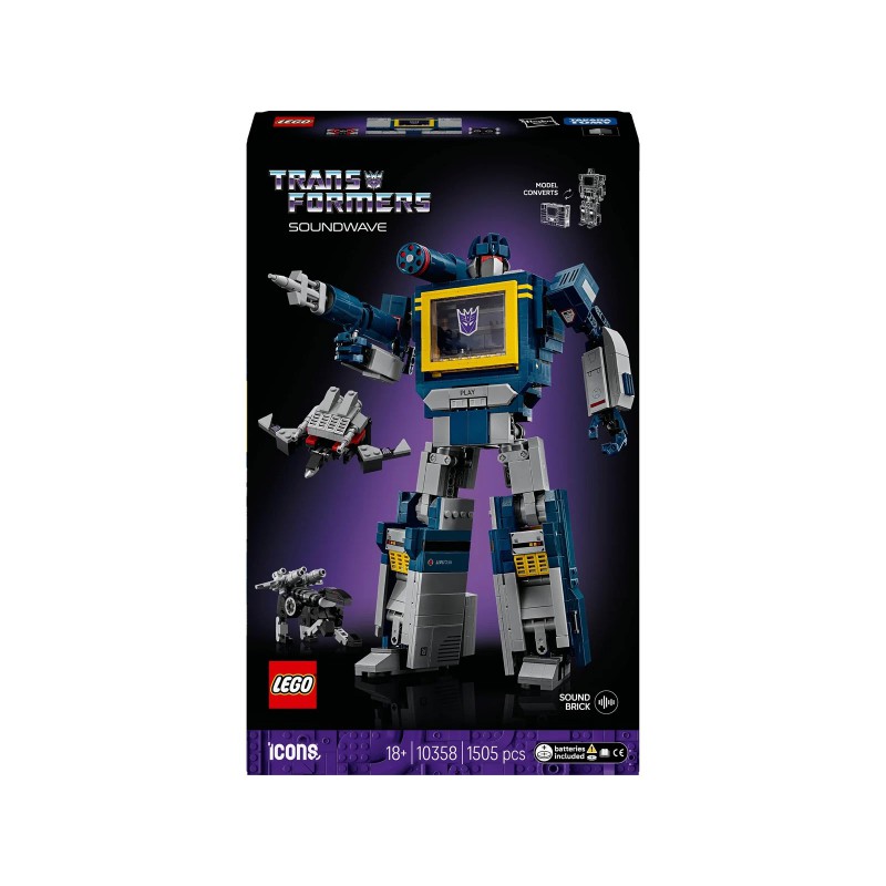 LEGO ICONS - 10358 Transformers Soundwave