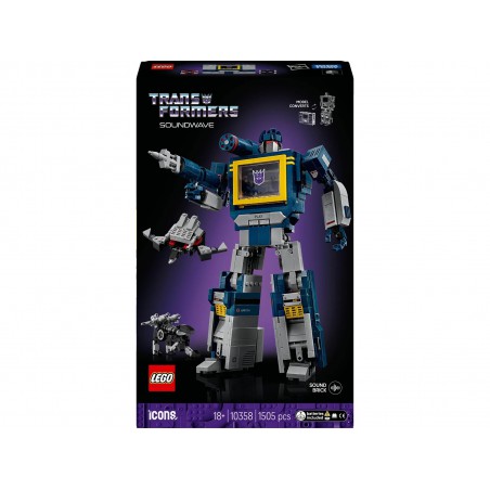 LEGO ICONS - 10358 Transformers Soundwave