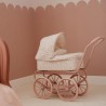 Metalen poppenwagen, soft flowers - Little Dutch Metalen poppenwagen, soft flowers - Little Dutch