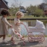 Metalen poppenwagen, soft flowers - Little Dutch Metalen poppenwagen, soft flowers - Little Dutch