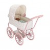 Metalen poppenwagen, soft flowers - Little Dutch Metalen poppenwagen, soft flowers - Little Dutch