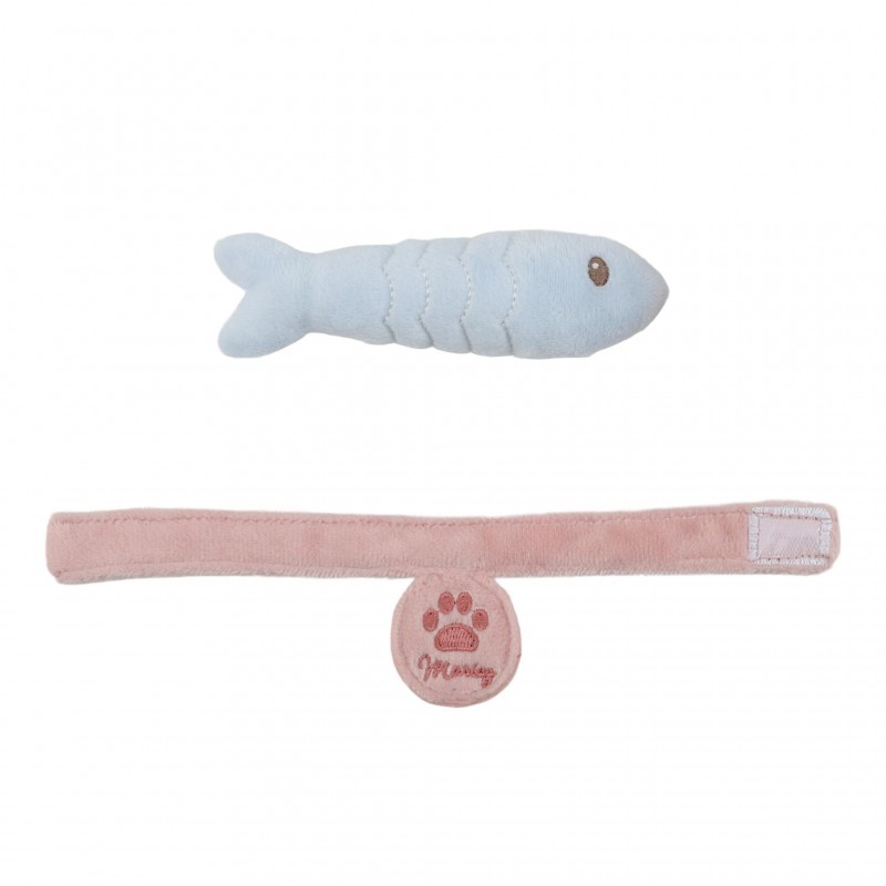 Knuffelkat Marley in tas - Little Dutch