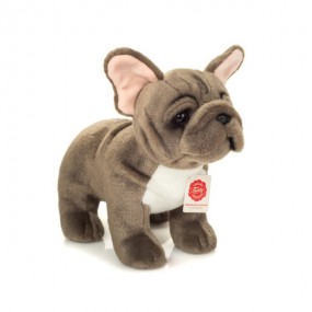 Hermann Teddy - Franse bulldog, staand grijs 30 cm