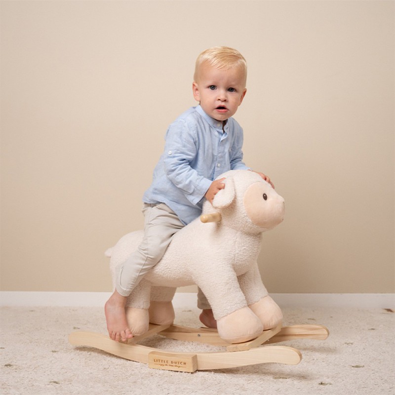 Schommelfiguur schaap Little Farm - Little Dutch
