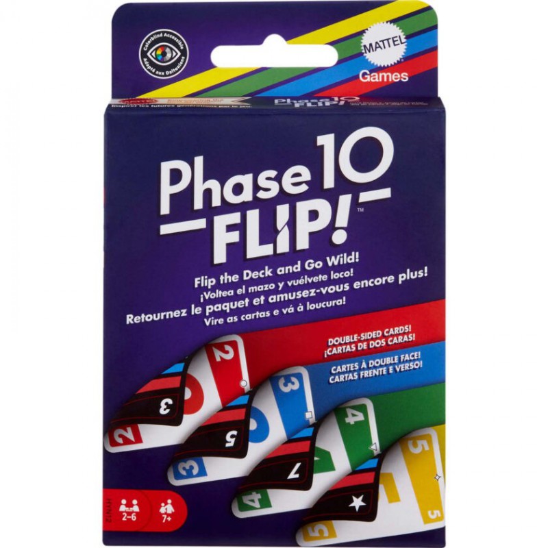 Phase 10 Flip! kaartspel, Mattel