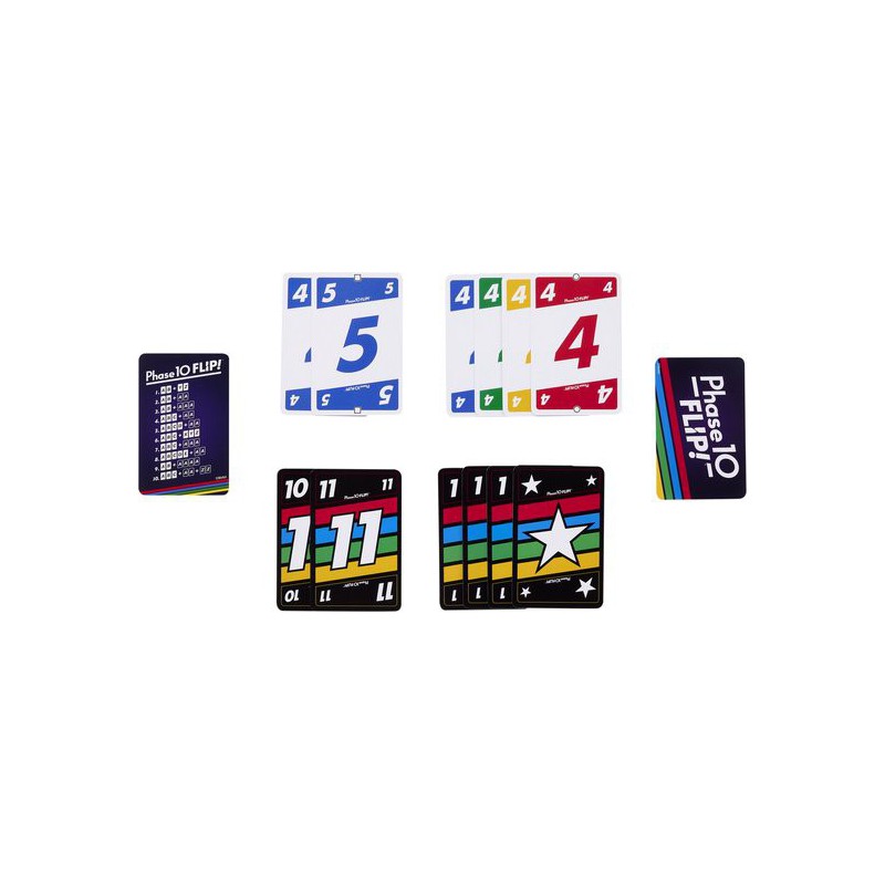 Phase 10 Flip! kaartspel, Mattel