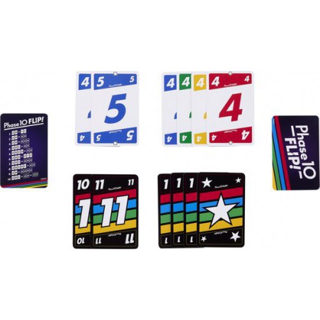 Phase 10 Flip! kaartspel, Mattel