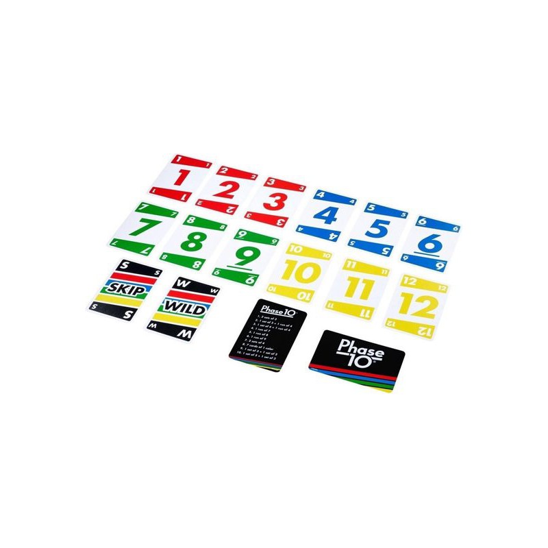 Phase 10, kaartspel, Mattel