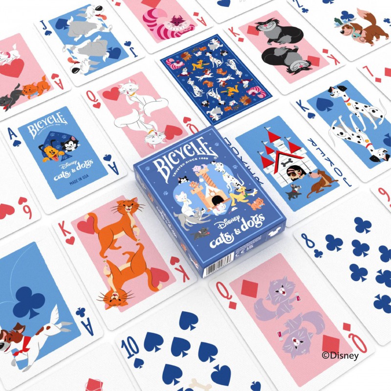Pokerkaarten Bicycle Disney Cats & Dogs
