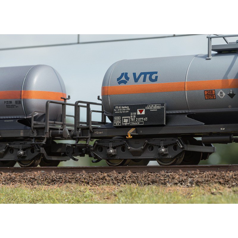 Märklin-H0, Set ketelwagens voor chloorgastransport VTG, 46465