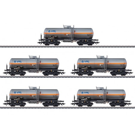 Märklin-H0, Set ketelwagens voor chloorgastransport VTG, 46465