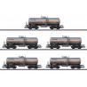 Märklin-H0, Set ketelwagens voor chloorgastransport VTG, 46465 Märklin-H0, Set ketelwagens voor chloorgastransport VTG, 46465