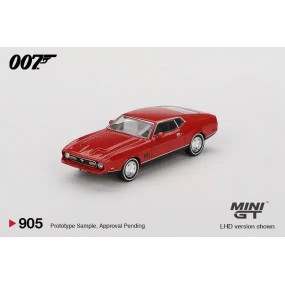 Ford Mustang M. 007 James Bond diamonds are forever, Mini GT (blister verpakking) (095-7E)