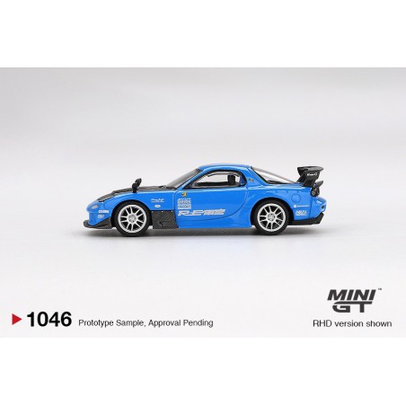 Mazda RX-7 RE-Amemiya 20B NA 3ROTOR-7 “Ama-san Go” 1:64, Mini GT (1046)