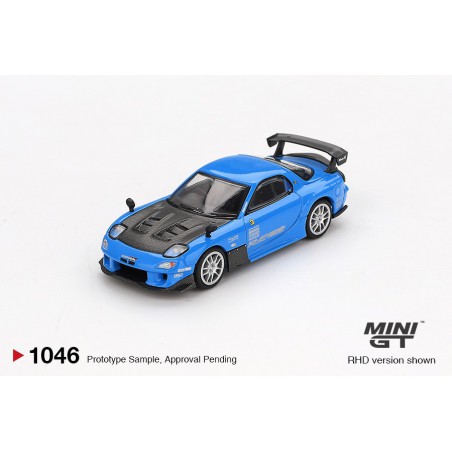 Mazda RX-7 RE-Amemiya 20B NA 3ROTOR-7 “Ama-san Go” 1:64, Mini GT (1046)