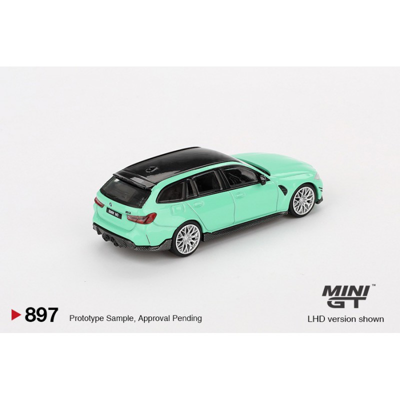 BMW M3 M Performance Touring Mint Green 1:64, Mini GT (897)