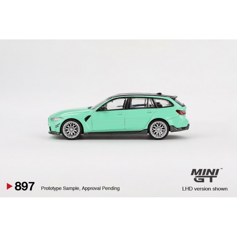 BMW M3 M Performance Touring Mint Green 1:64, Mini GT (897)