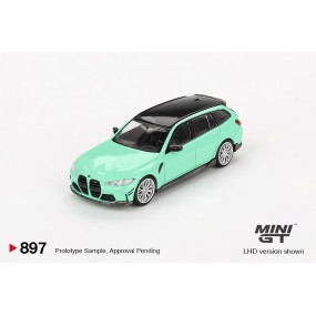 BMW M3 M Performance Touring Mint Green 1:64, Mini GT (897)