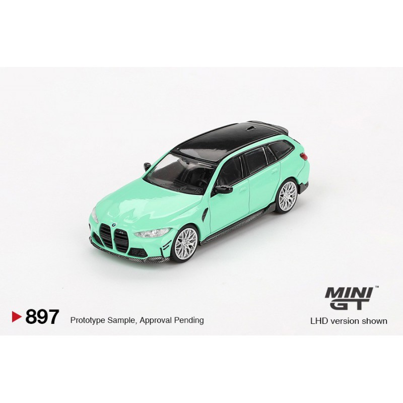 BMW M3 M Performance Touring Mint Green 1:64, Mini GT (897)