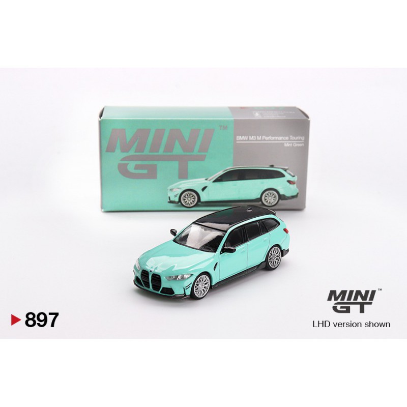 BMW M3 M Performance Touring Mint Green 1:64, Mini GT (897)
