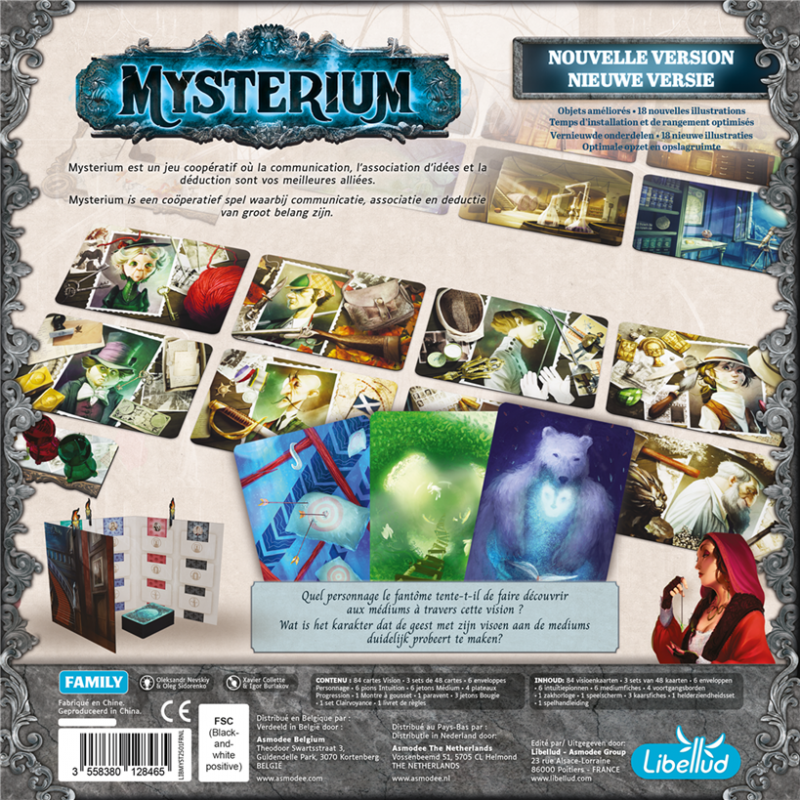 Mysterium - Bordspel, Libellud