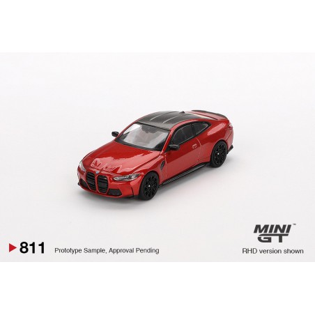 BMW M4 Competition (G82) Sakhir Orange, Mini GT (811)