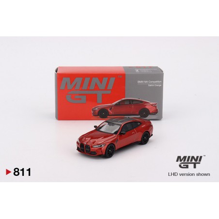 BMW M4 Competition (G82) Sakhir Orange, Mini GT (811)