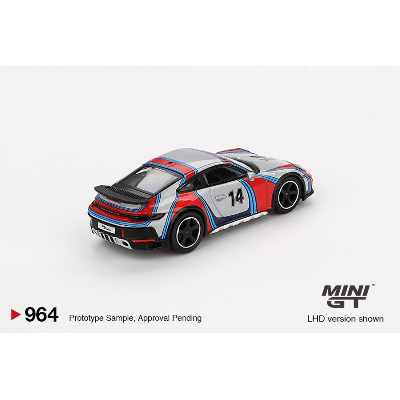 Porsche 911 Dakar Ice Grey Metallic "Rally 1978", Mini GT (964)