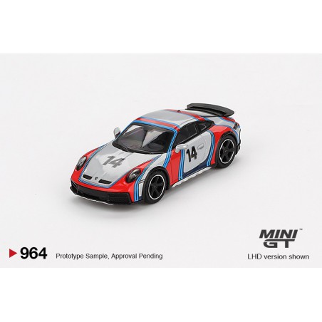 Porsche 911 Dakar Ice Grey Metallic "Rally 1978", Mini GT (964)