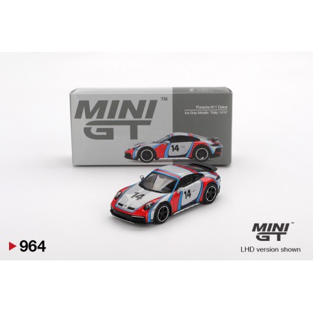 Porsche 911 Dakar Ice Grey Metallic "Rally 1978", Mini GT (964)