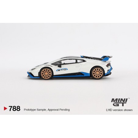 Lamborghini Huracán STO Bianco Asopo, Mini GT (788)