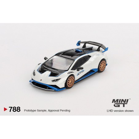 Lamborghini Huracán STO Bianco Asopo, Mini GT (788)