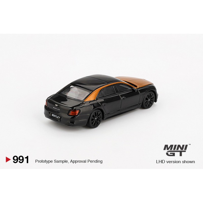 Bentley Flying Spur Orange Flame / Onyx, Mini GT (991)