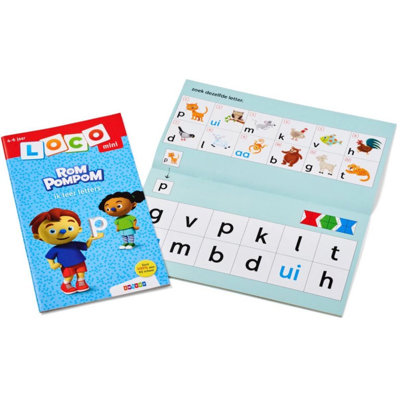 Loco Mini - Rom Pompom ik leer letters, Zwijsen spelenderwijs leren
