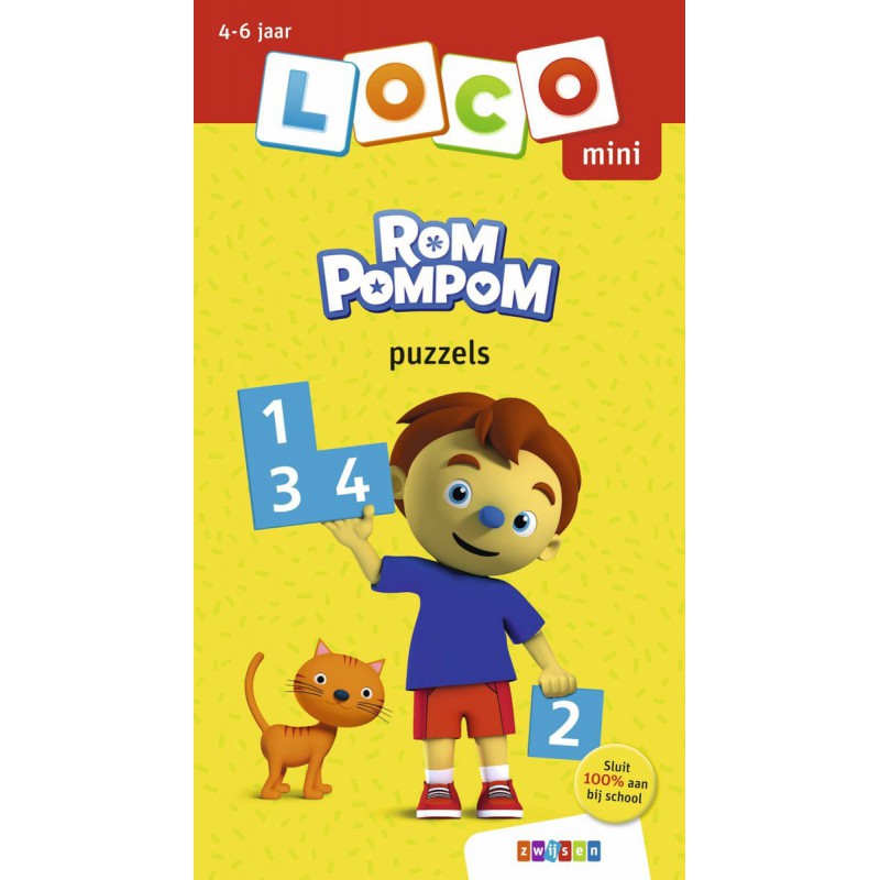 Loco Mini - Rom Pompom Puzzels, Zwijsen