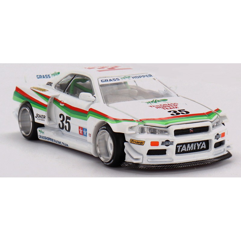 Nissan Skyline GT-R (R34) TAMIYA x KAIDO HOUSE "The GRASSHOPPER" V1, MiniGT (167)