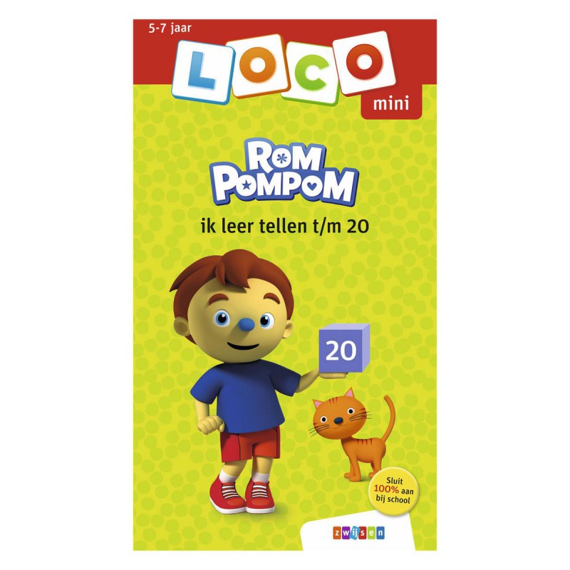 Loco Mini - Rom Pompom ik leer tellen t/m 20, Zwijsen