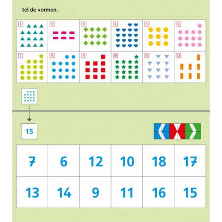 Loco Mini - Rom Pompom ik leer tellen t/m 20 Zwijsen spelenderwijs leren