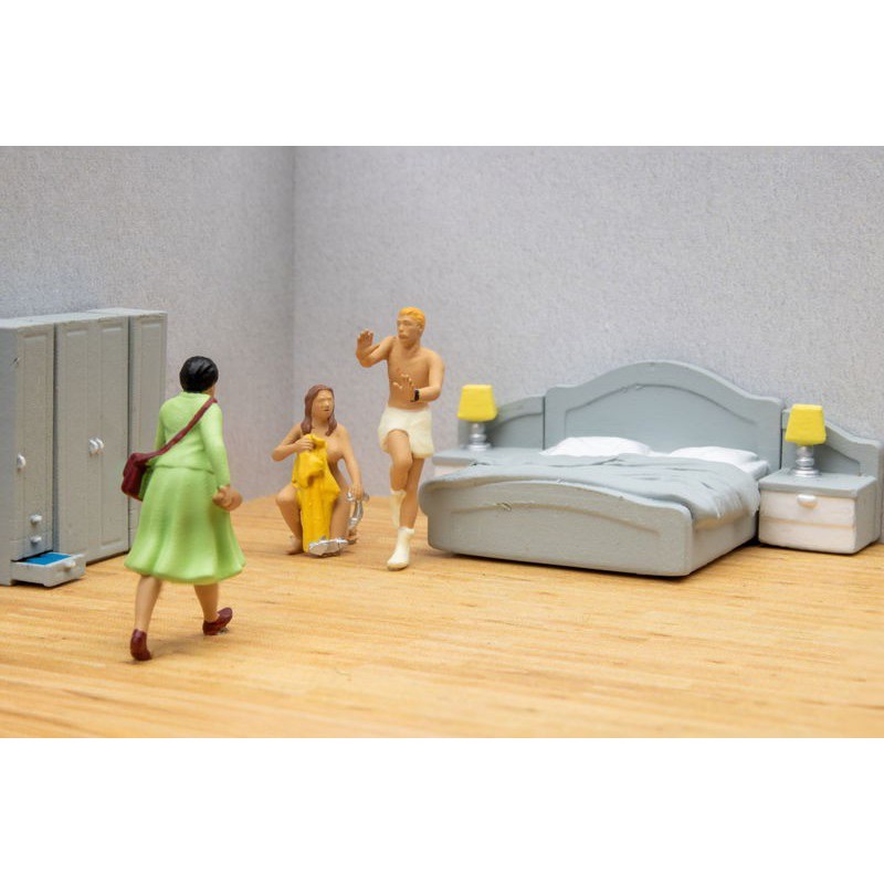 Op Heterdaad Betrapt, Funny Scenes, H0 1:87, Noch, 16601