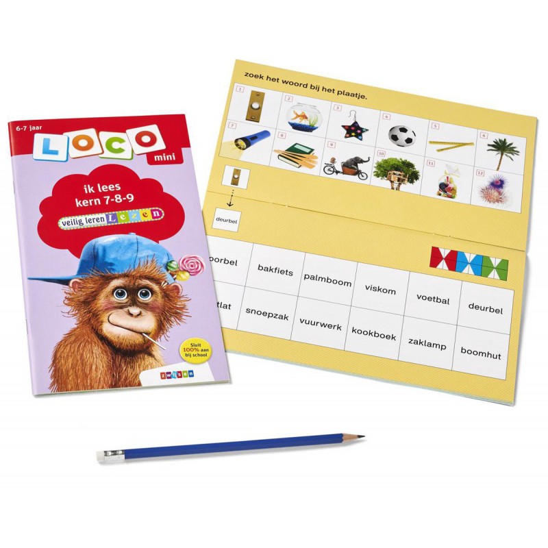 Loco Mini - Ik lees kern 7-8-9 Zwijsen spelenderwijs leren