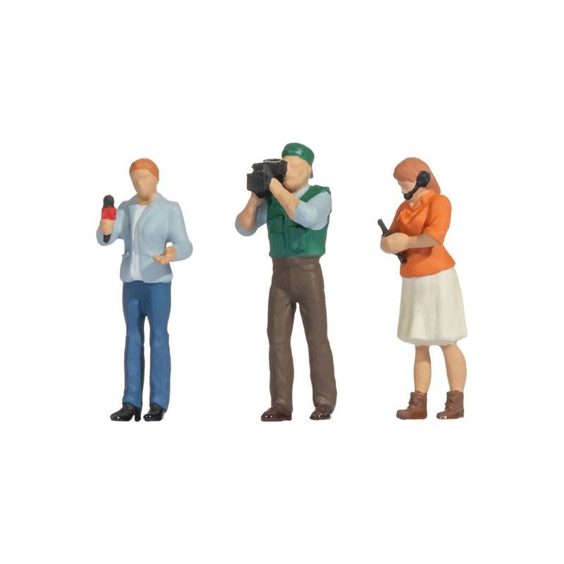 Team Verslaggevers, Funny Scenes, H0 1:87, Noch, 16605