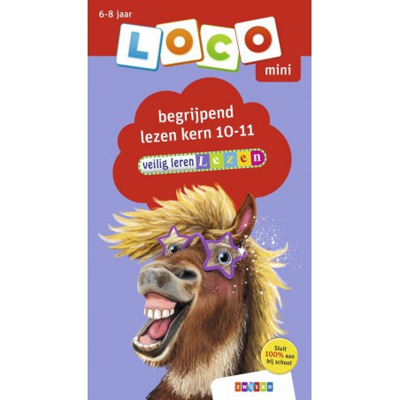 Loco Mini -Begrijpend lezen kern 10-11 Zwijsen spelenderwijs leren