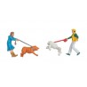 Ontmoeting met Honden, Funny Scenes, H0 1:87, Noch, 16602 Ontmoeting met Honden, Funny Scenes, H0 1:87, Noch, 16602